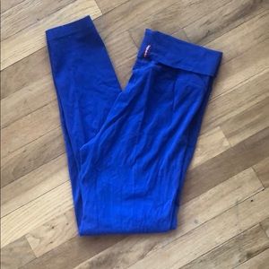 Royal blue cotton 🦵 leggings
